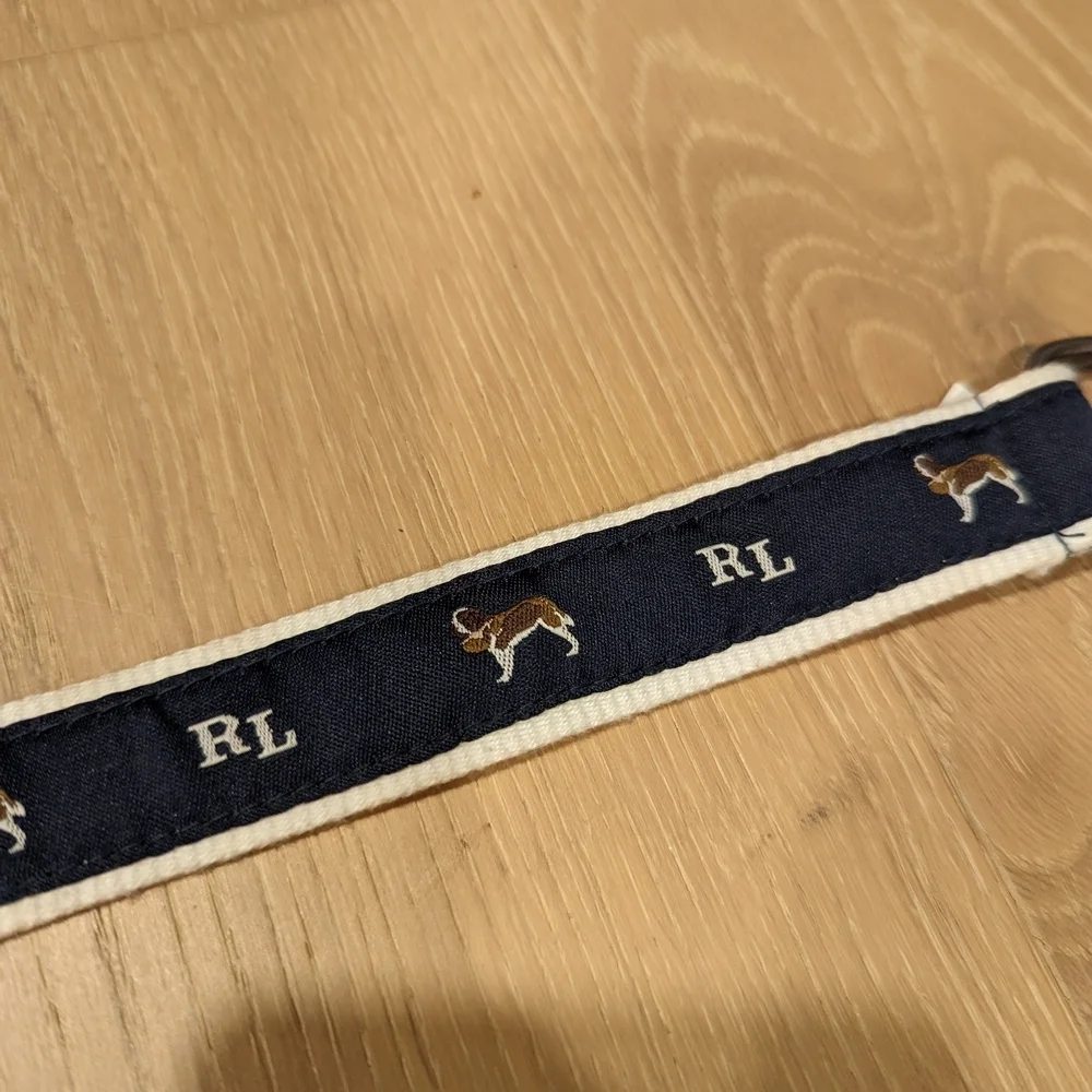 Navy Blue RL Dog Belt for a Baby